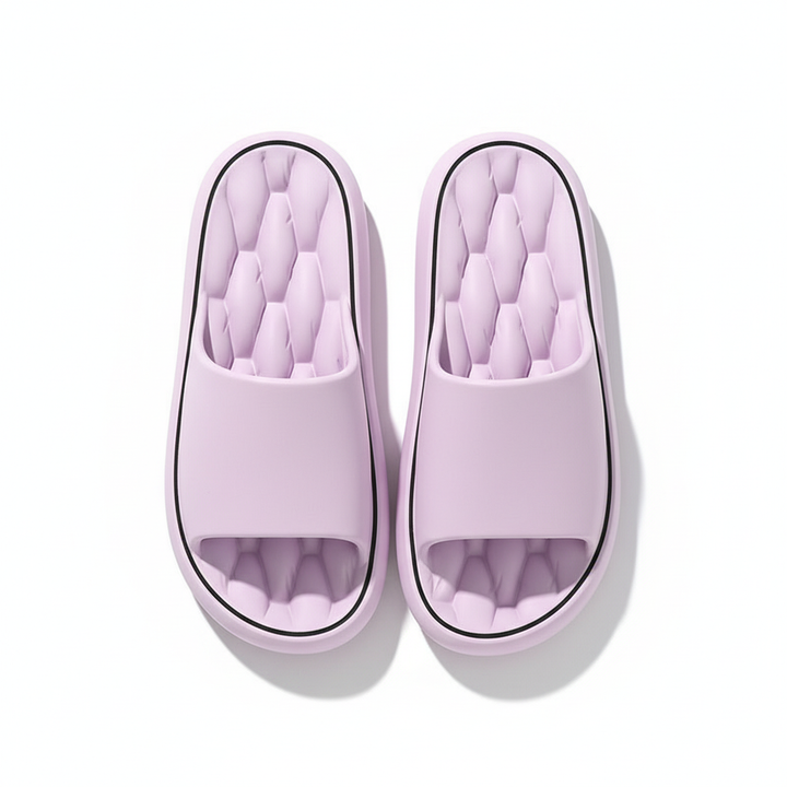 Non-slip Design Bathroom Slippers Home Summer Thick Sole Floor Bedroom House Shoes For Women Men