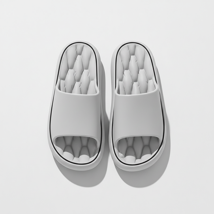 Non-slip Design Bathroom Slippers Home Summer Thick Sole Floor Bedroom House Shoes For Women Men