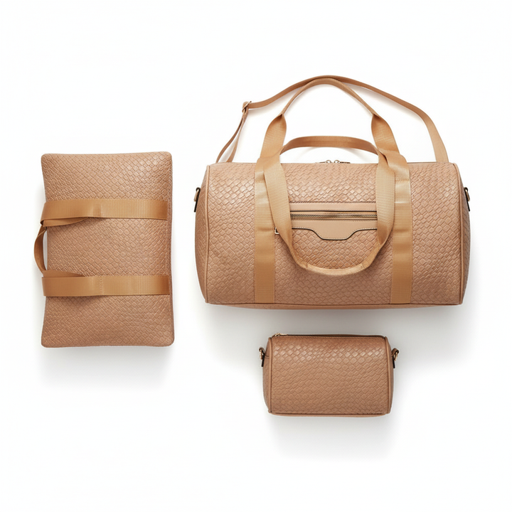 Large Capacity Travel & Gym Duffel Bag – Unisex PU Leather Sports Bag