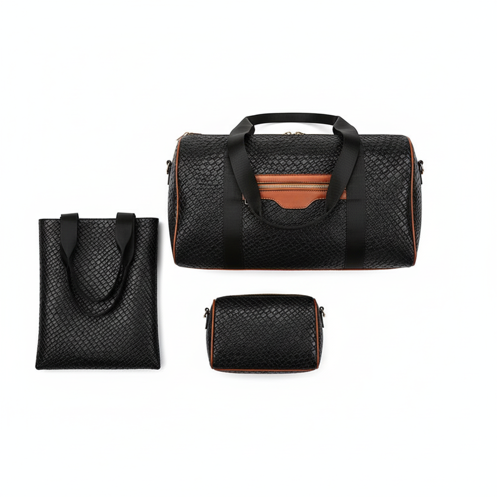 Large Capacity Travel & Gym Duffel Bag – Unisex PU Leather Sports Bag