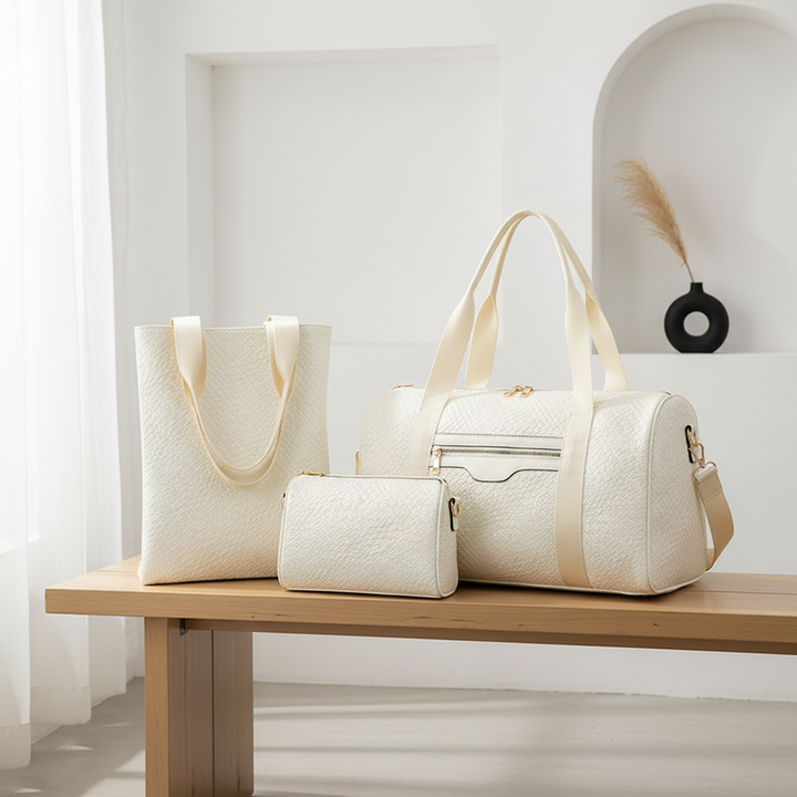 Large Capacity Travel & Gym Duffel Bag – Unisex PU Leather Sports Bag