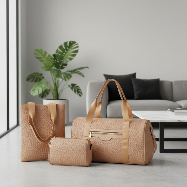 Large Capacity Travel & Gym Duffel Bag – Unisex PU Leather Sports Bag