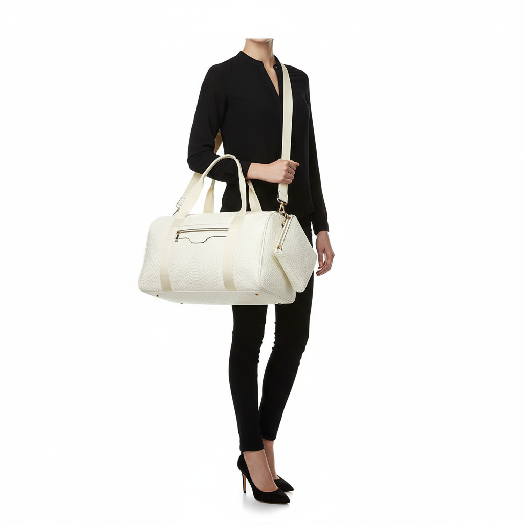 Large Capacity Travel & Gym Duffel Bag – Unisex PU Leather Sports Bag