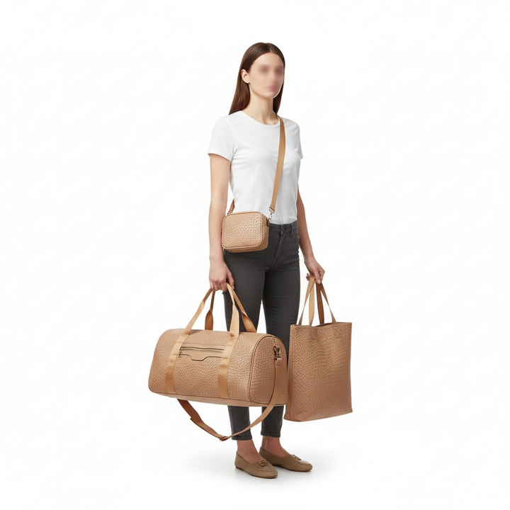 Large Capacity Travel & Gym Duffel Bag – Unisex PU Leather Sports Bag