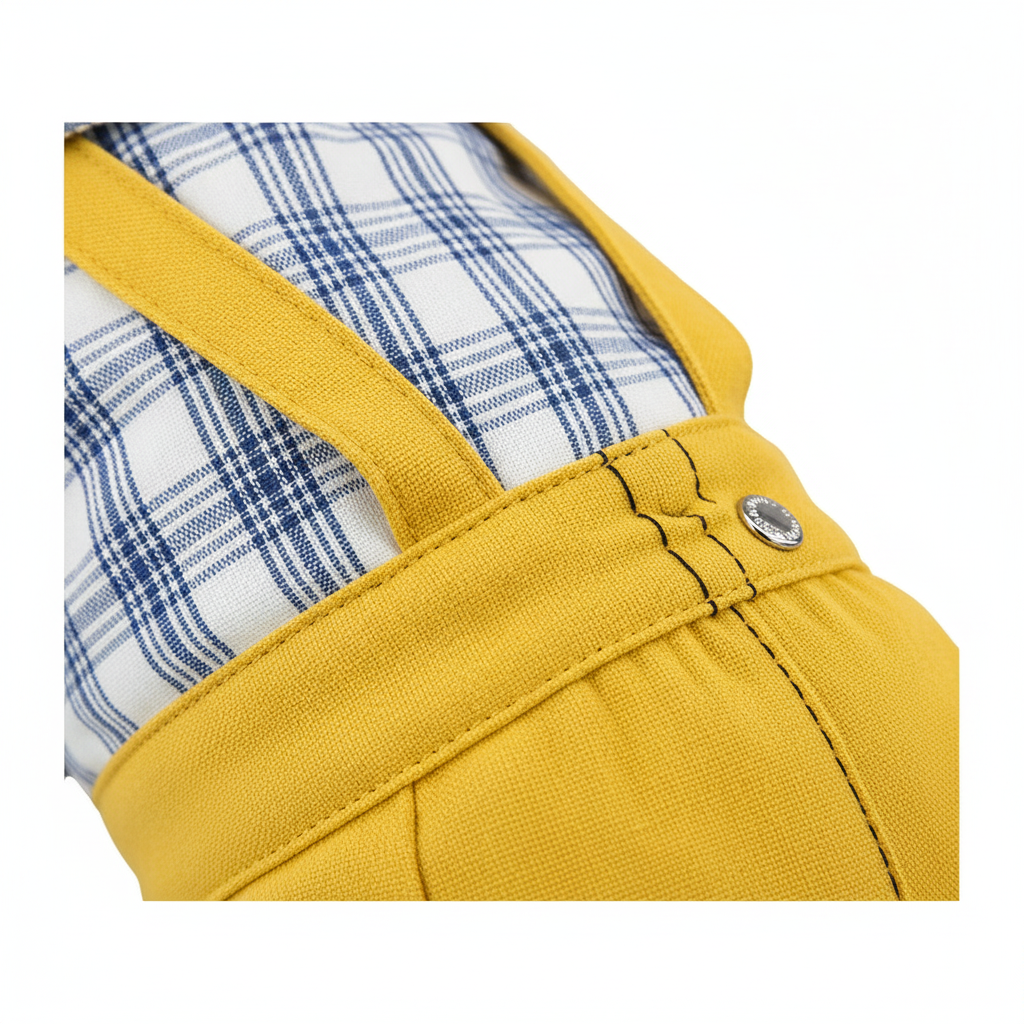 Stylish Plaid Pet Outfit – Cotton Dog &amp; Cat Clothing