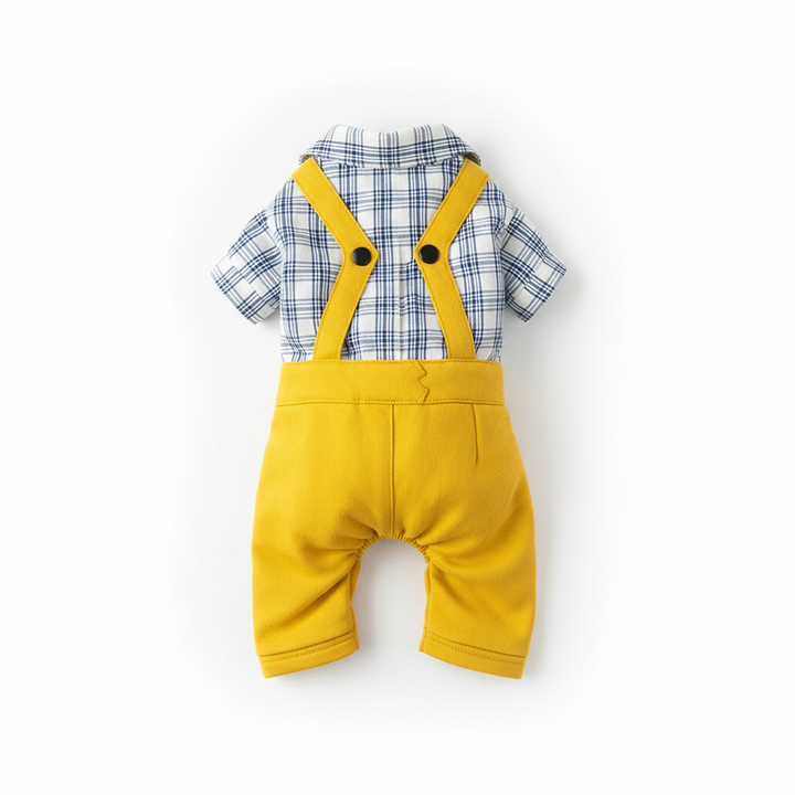 Stylish Plaid Pet Outfit – Cotton Dog &amp; Cat Clothing