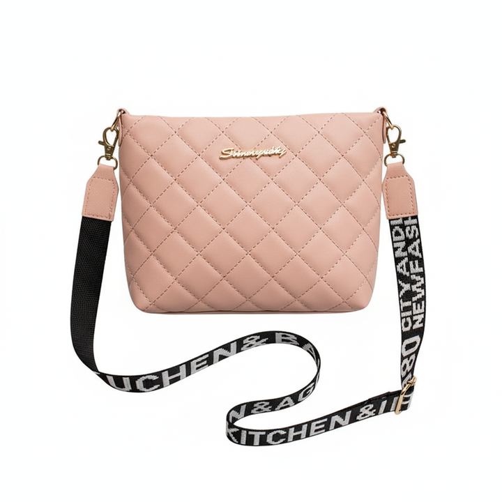 Quilted PU Leather Crossbody Bag – Stylish Mini Shoulder Bag for Women