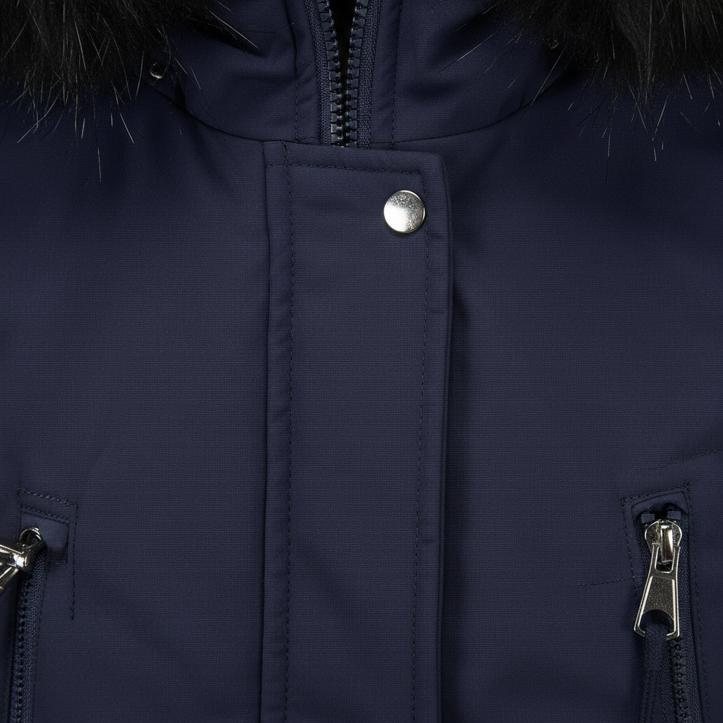 Parka Cotton-padded Coat Mid-length Hooded