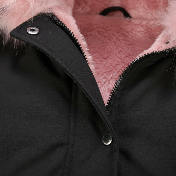 Parka Cotton-padded Coat Mid-length Hooded
