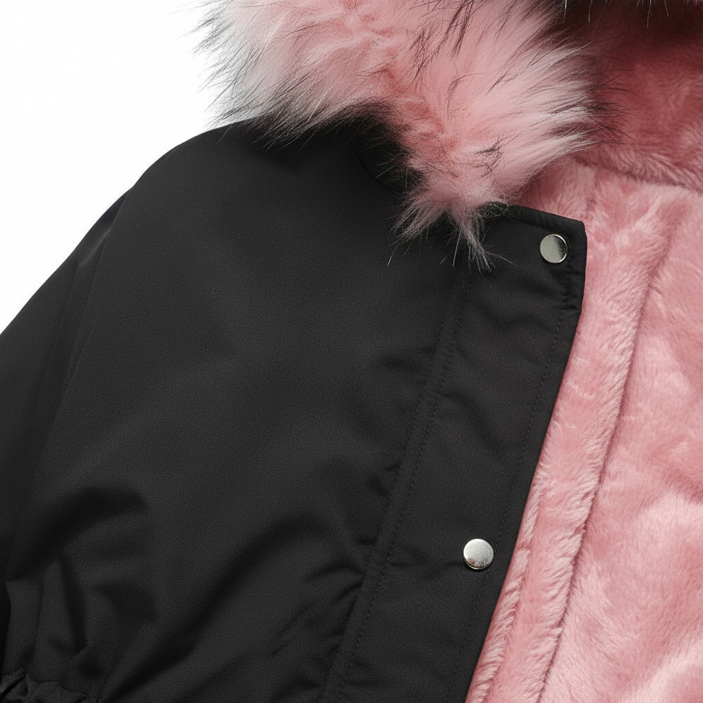 Parka Cotton-padded Coat Mid-length Hooded