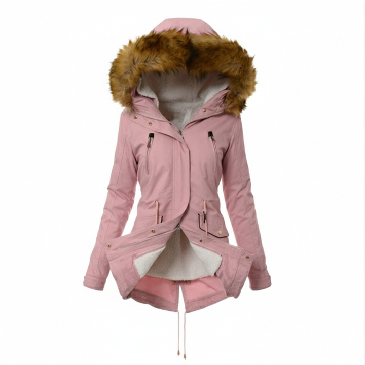 Parka Cotton-padded Coat Mid-length Hooded