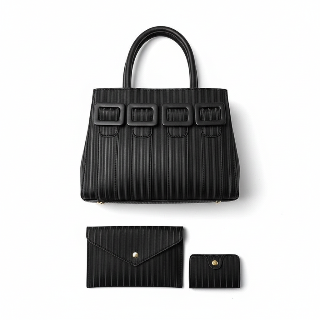 Three-Piece Sets Large Capacity Tote Woman Handbag
