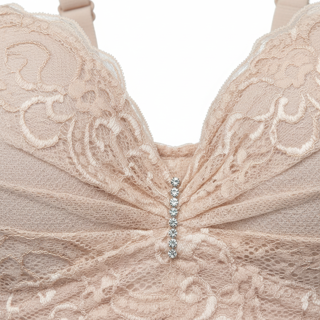 Lace Push-Up Bralette – Elegant Lift Support Bra