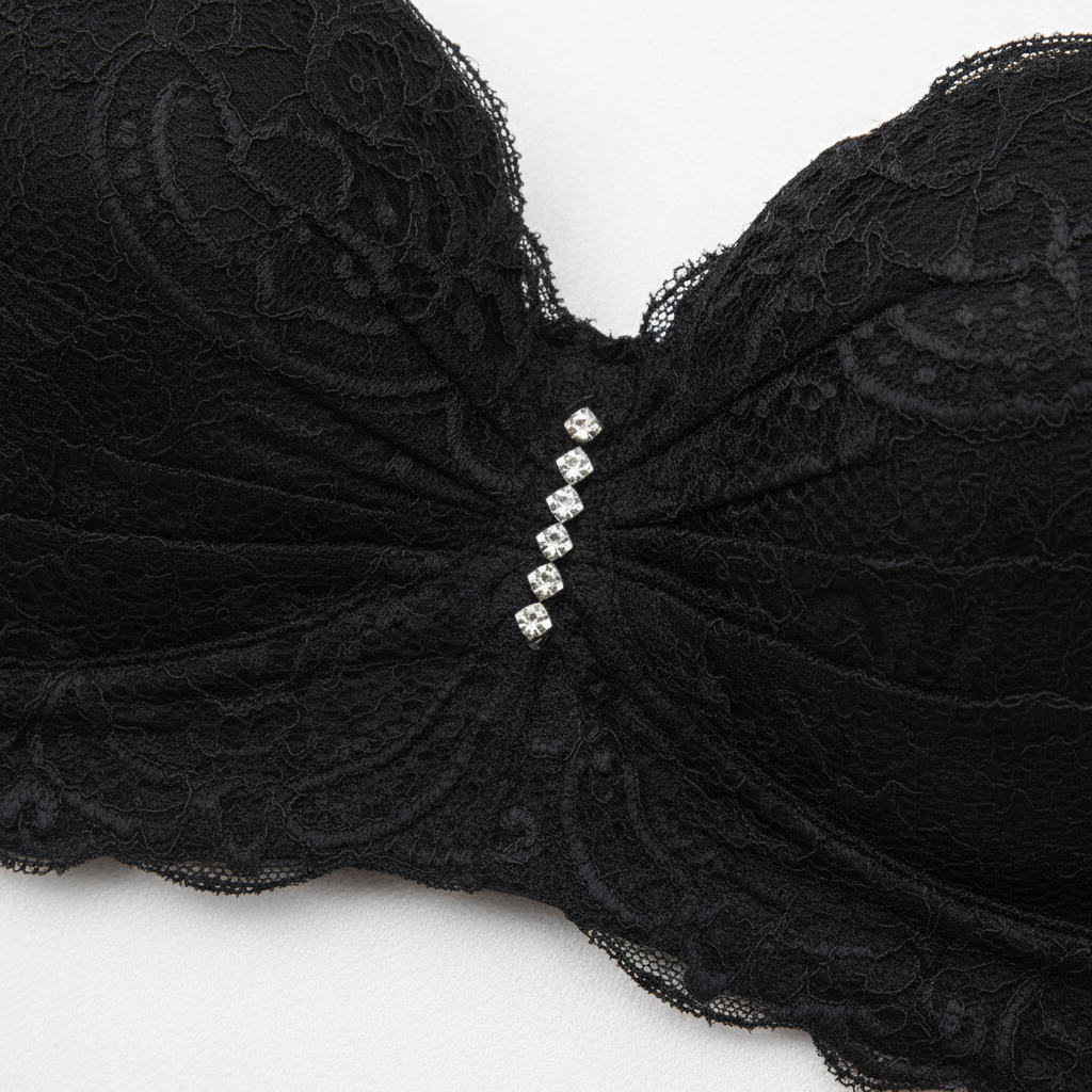 Lace Push-Up Bralette – Elegant Lift Support Bra