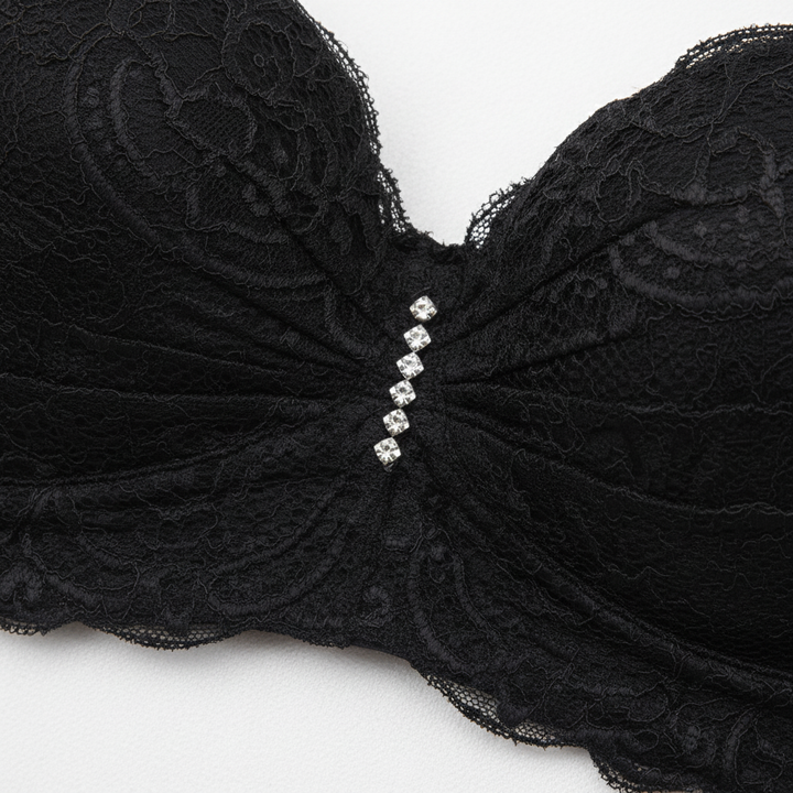 Lace Push-Up Bralette – Elegant Lift Support Bra