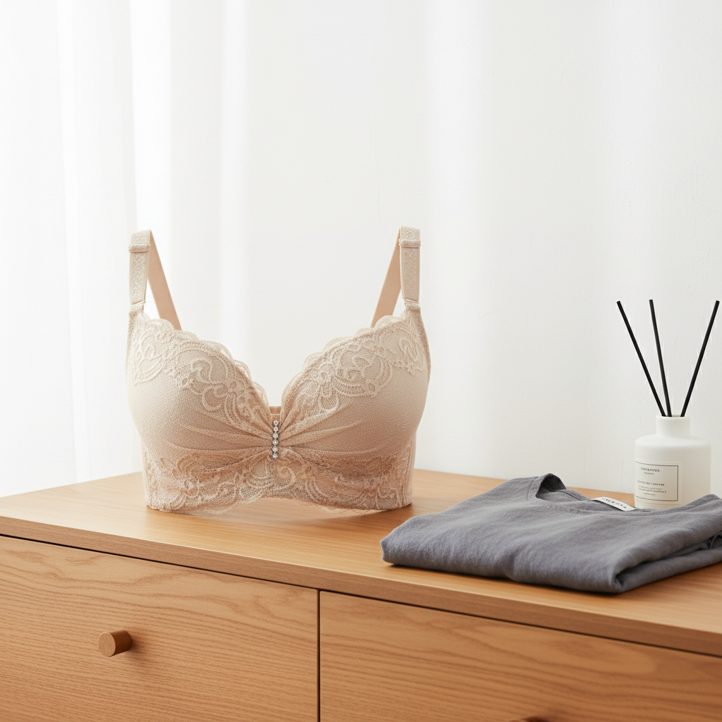 Lace Push-Up Bralette – Elegant Lift Support Bra