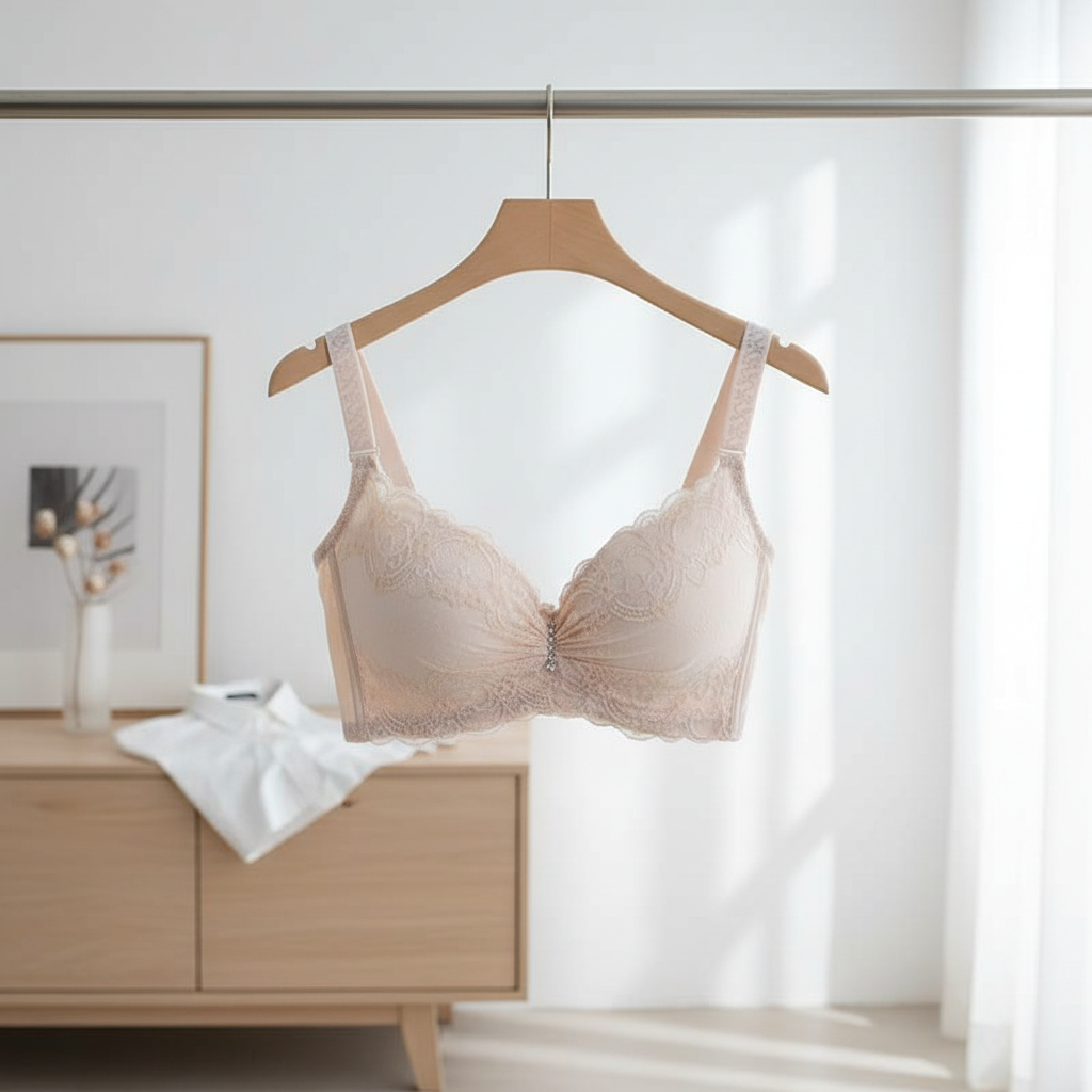 Lace Push-Up Bralette – Elegant Lift Support Bra