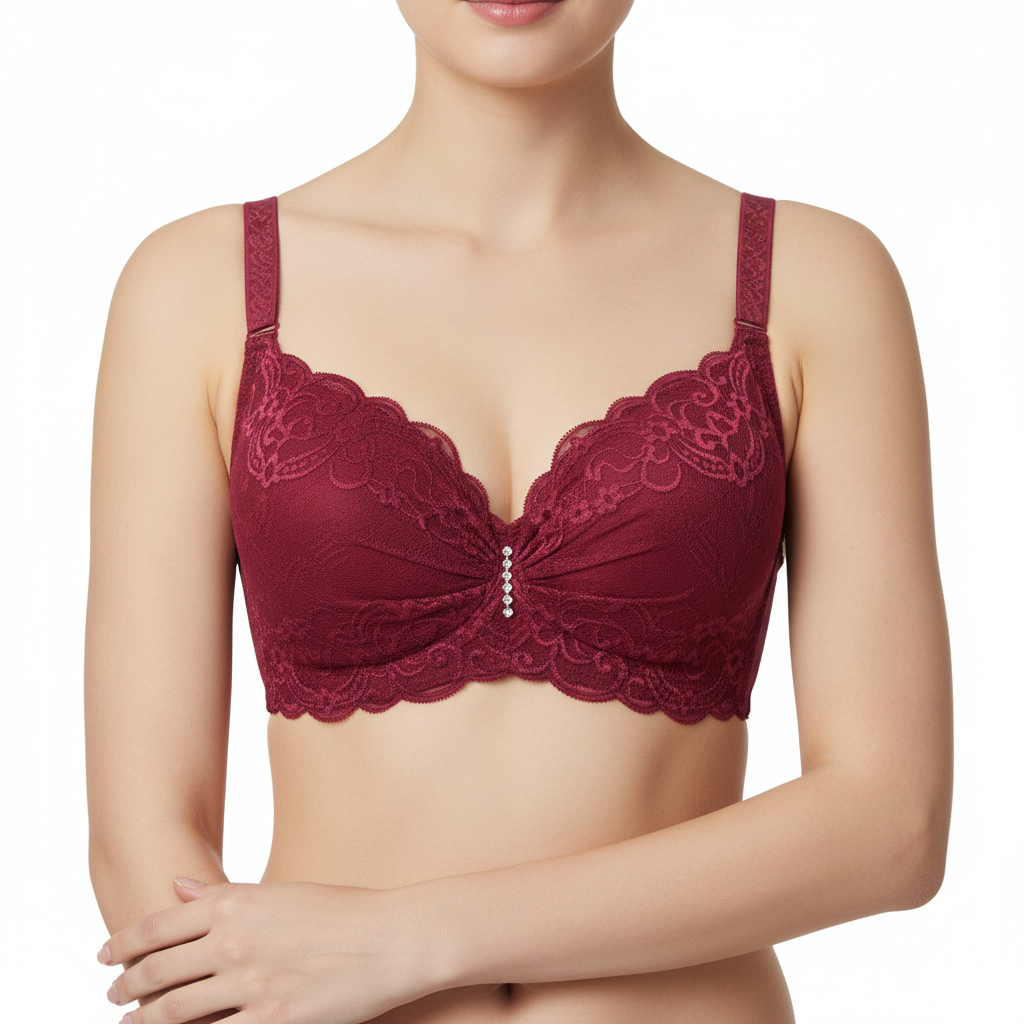 Lace Push-Up Bralette – Elegant Lift Support Bra