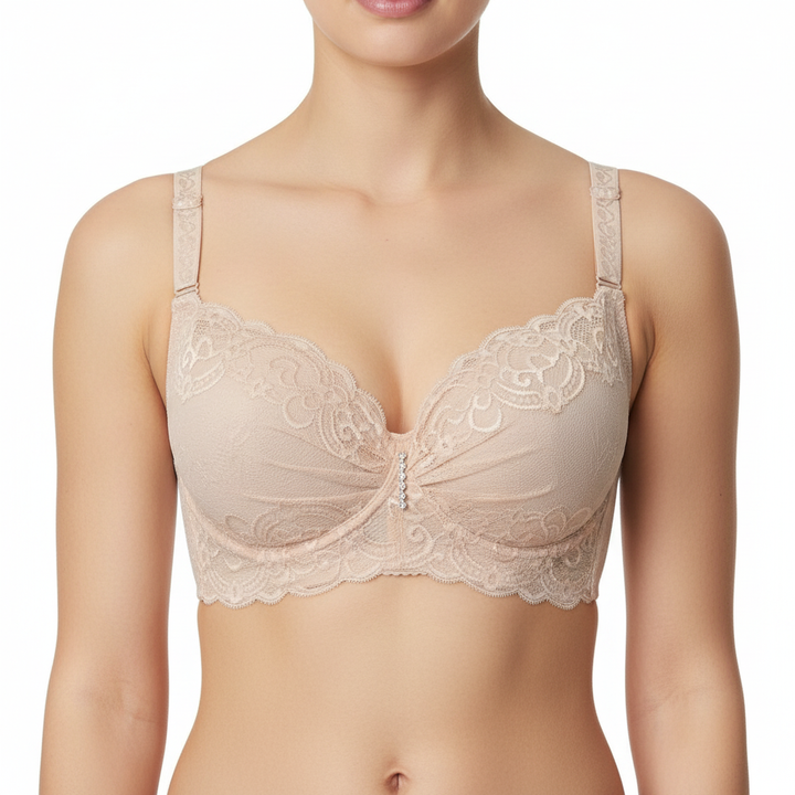 Lace Push-Up Bralette – Elegant Lift Support Bra