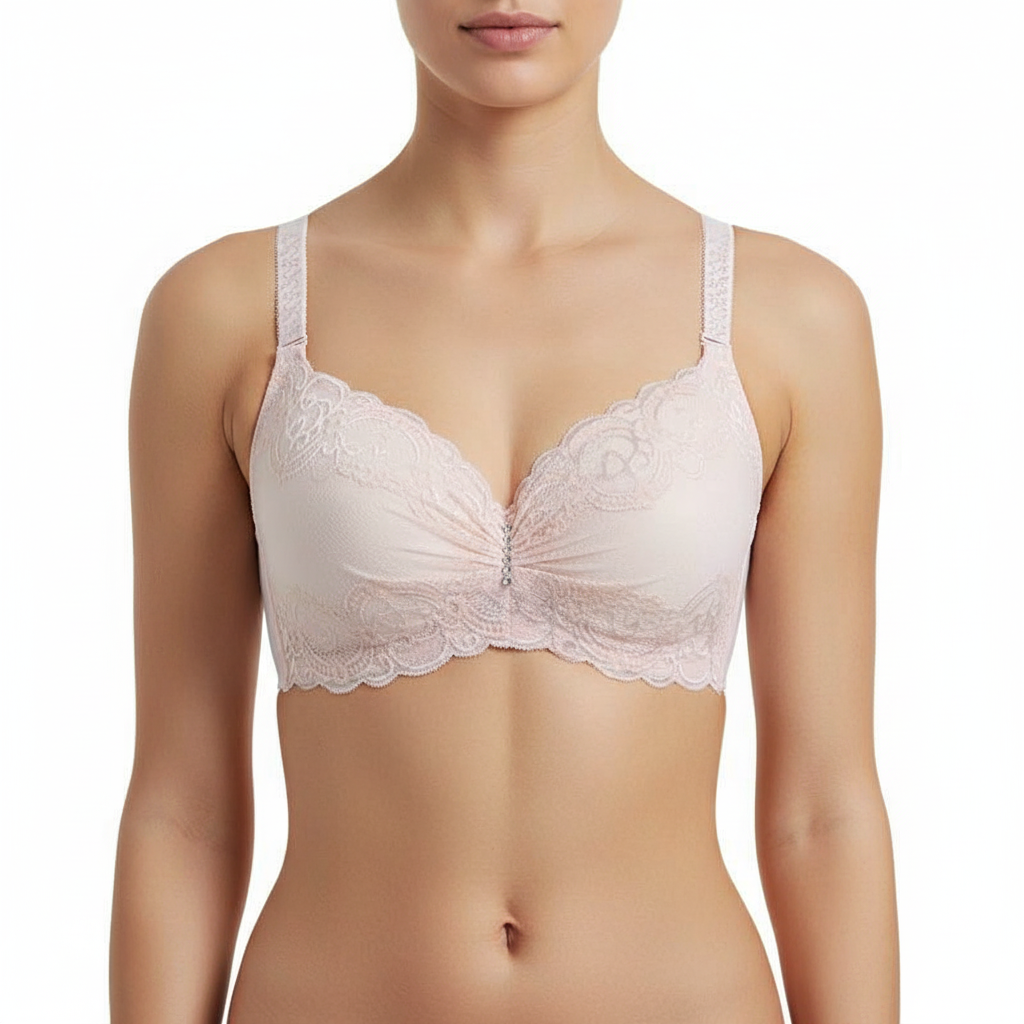Lace Push-Up Bralette – Elegant Lift Support Bra