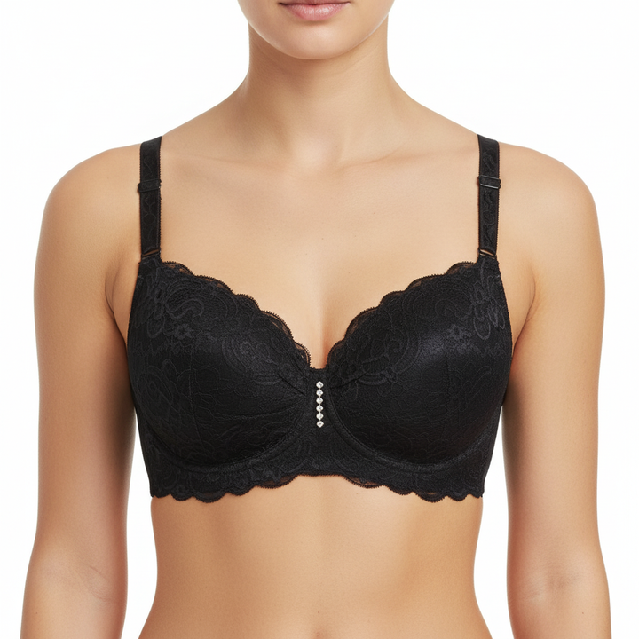 Lace Push-Up Bralette – Elegant Lift Support Bra
