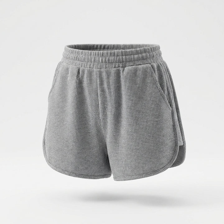 Waffle Sweatpants Shorts For Women