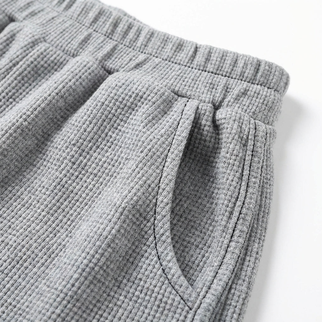 Waffle Sweatpants Shorts For Women