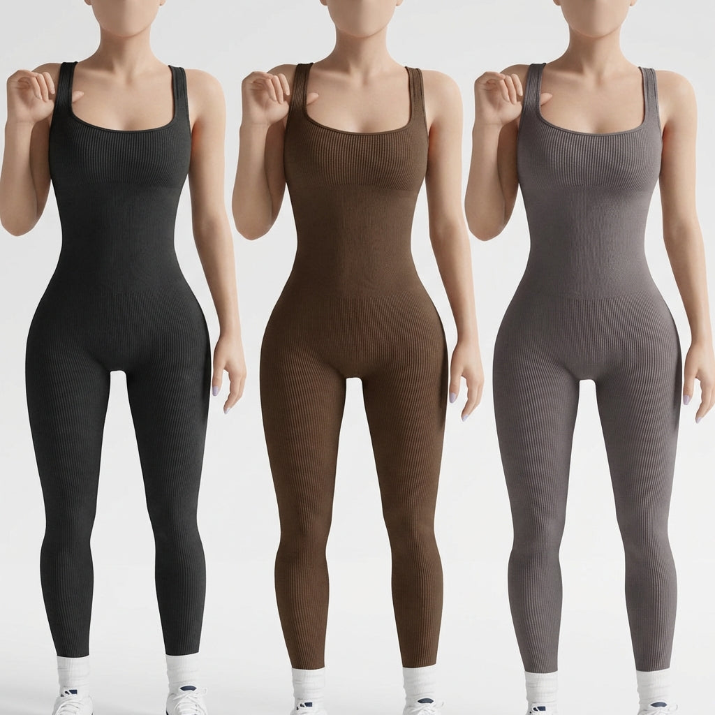 Women's Suspender Tank Top Tights