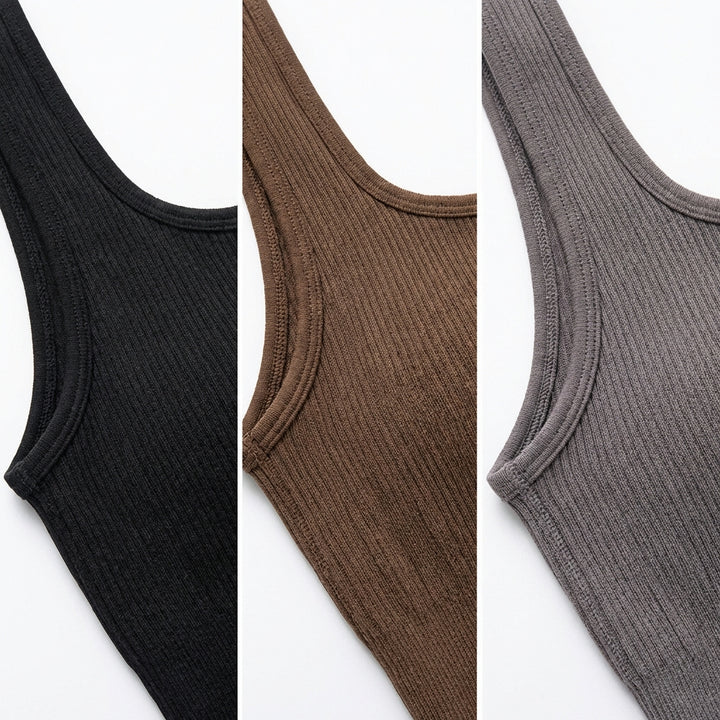 Women's Suspender Tank Top Tights