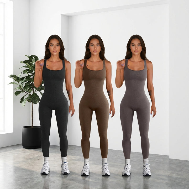 Women's Suspender Tank Top Tights