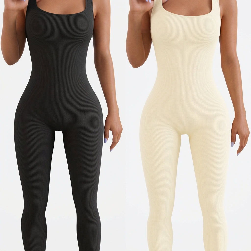 Women's Suspender Tank Top Tights