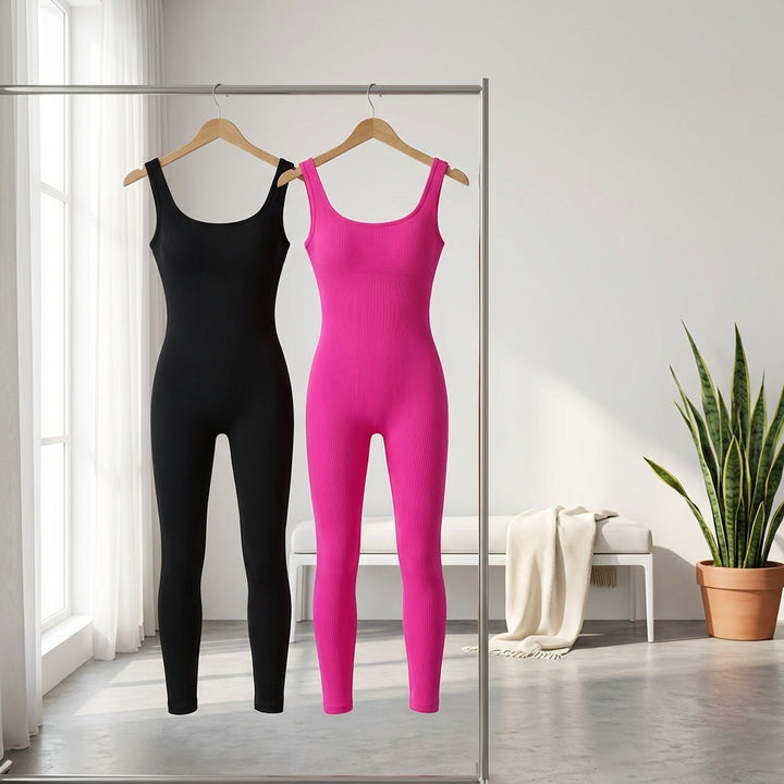 Women's Suspender Tank Top Tights