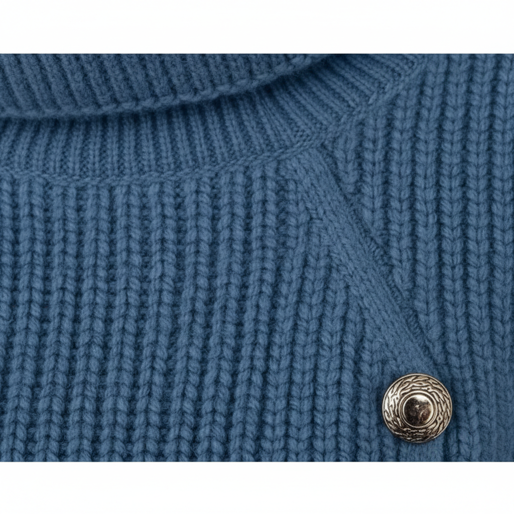 Women's Lapel Pullover Knit Sweater