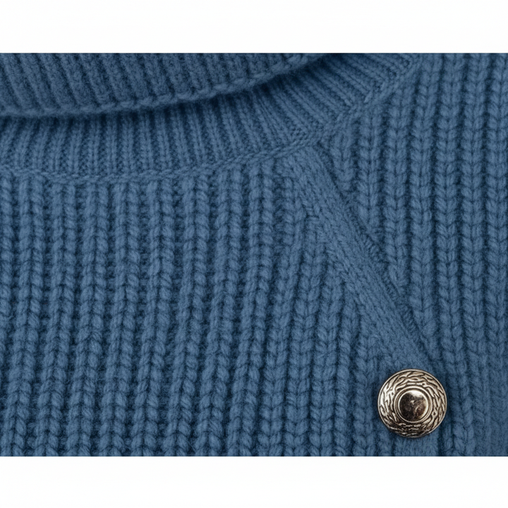Women's Lapel Pullover Knit Sweater