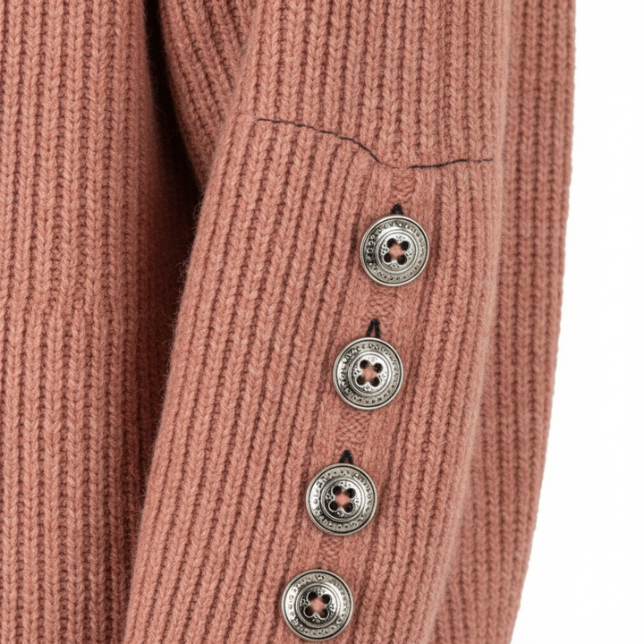 Women's Lapel Pullover Knit Sweater