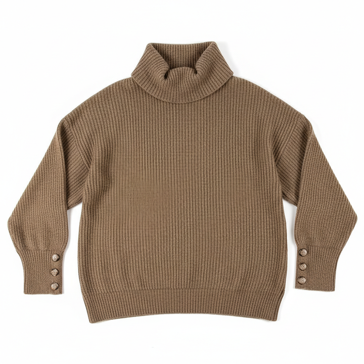 Women's Lapel Pullover Knit Sweater