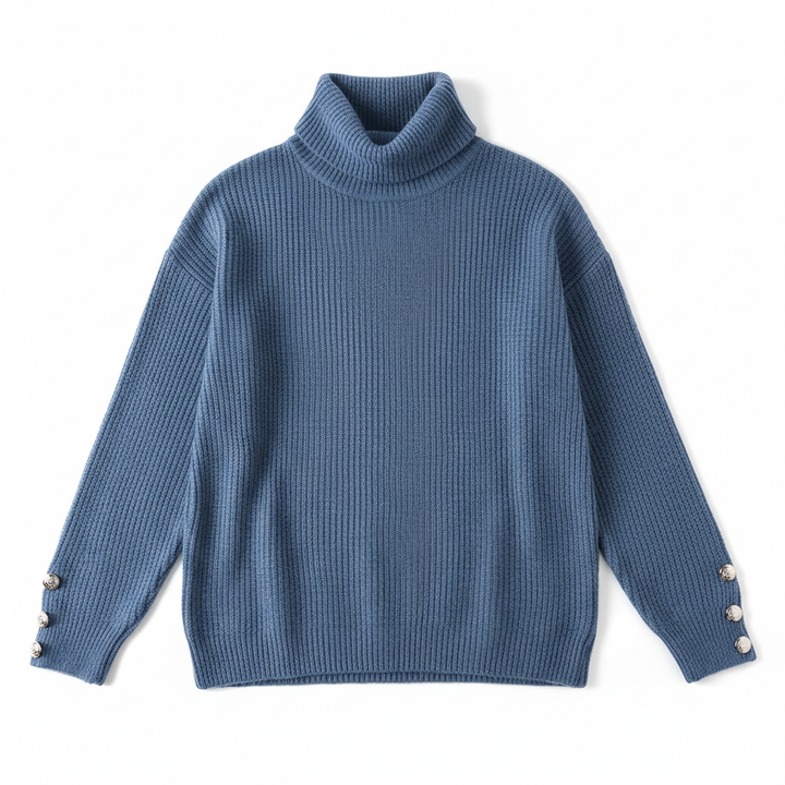 Women's Lapel Pullover Knit Sweater
