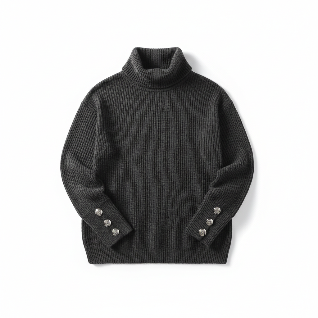 Women's Lapel Pullover Knit Sweater