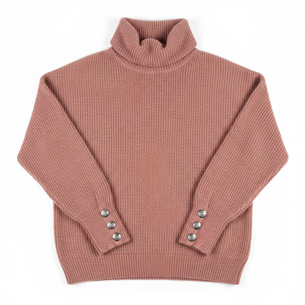 Women's Lapel Pullover Knit Sweater