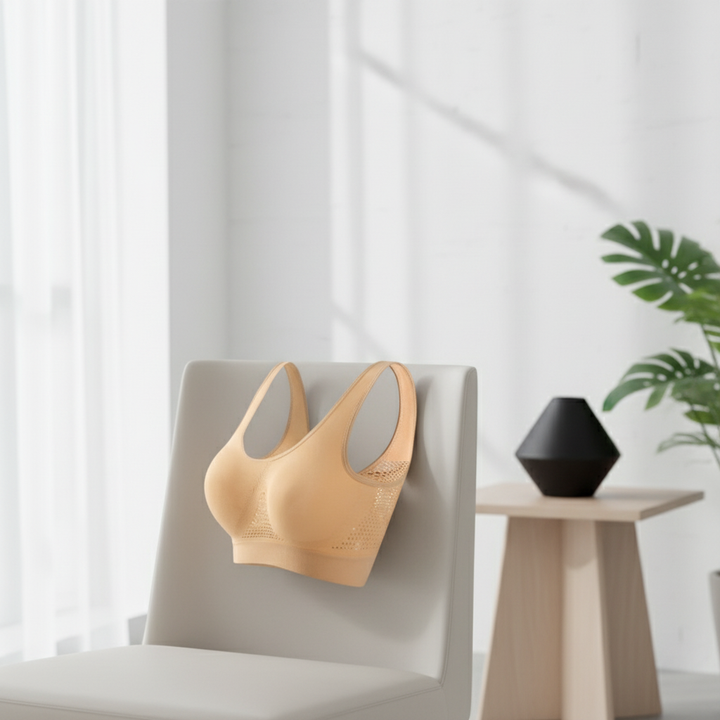Seamless Full-Coverage Comfort Bra – Breathable Wireless Support Bra
