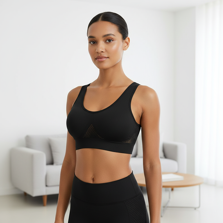 Seamless Full-Coverage Comfort Bra – Breathable Wireless Support Bra