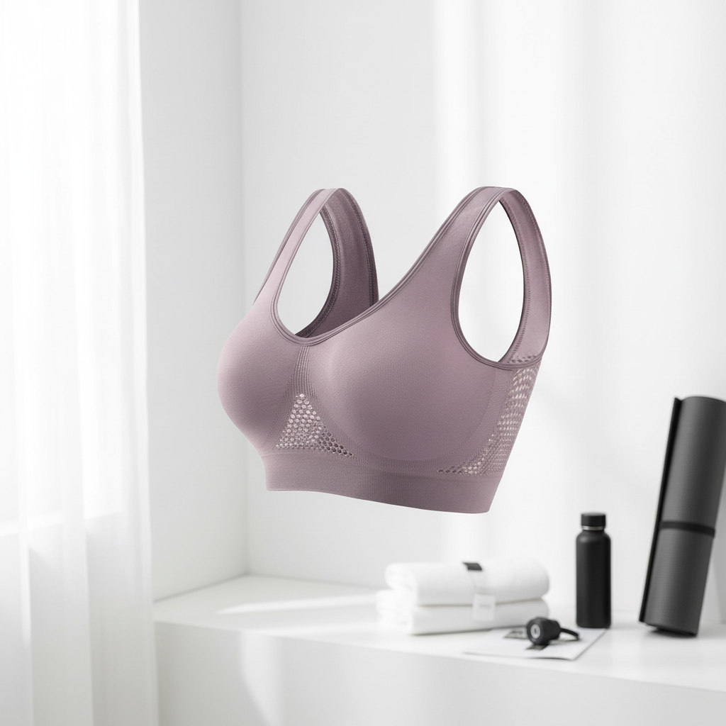 Seamless Full-Coverage Comfort Bra – Breathable Wireless Support Bra