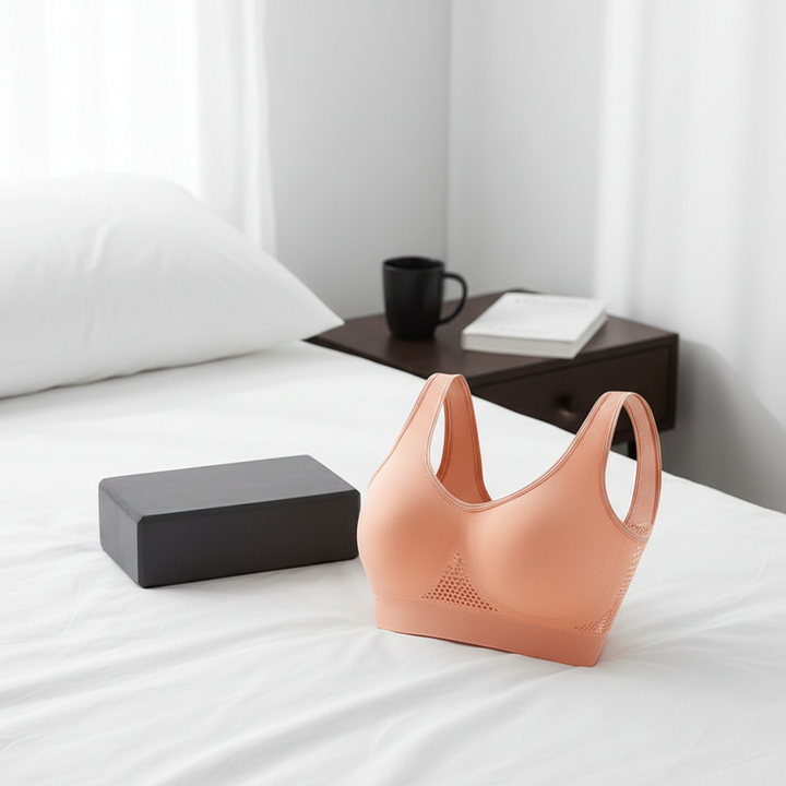 Seamless Full-Coverage Comfort Bra – Breathable Wireless Support Bra