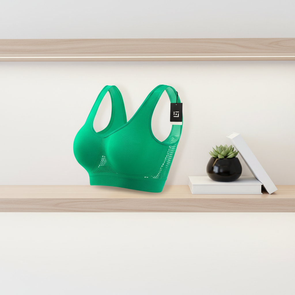 Seamless Full-Coverage Comfort Bra – Breathable Wireless Support Bra