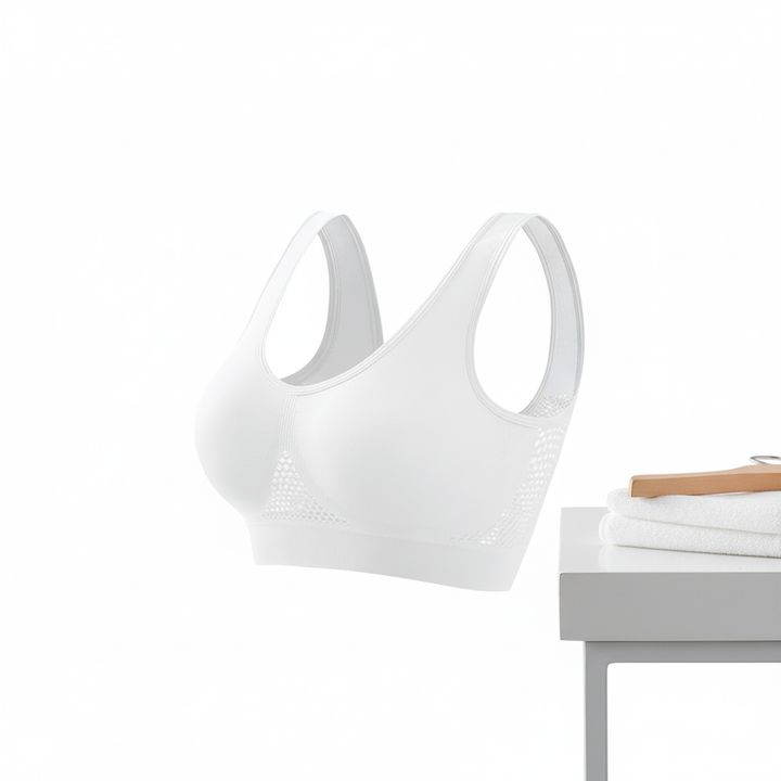 Seamless Full-Coverage Comfort Bra – Breathable Wireless Support Bra