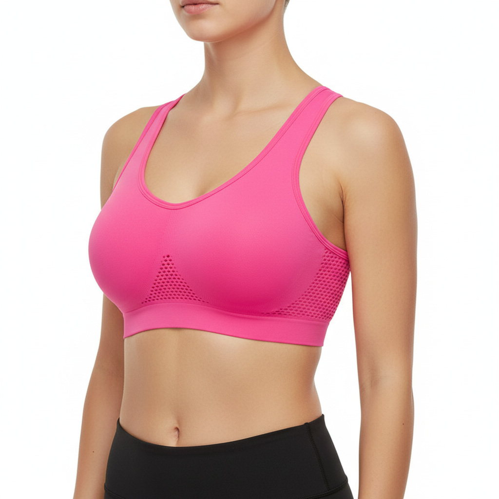 Seamless Full-Coverage Comfort Bra – Breathable Wireless Support Bra