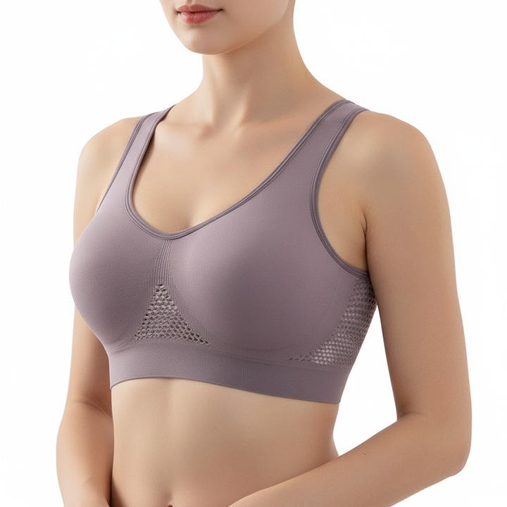 Seamless Full-Coverage Comfort Bra – Breathable Wireless Support Bra