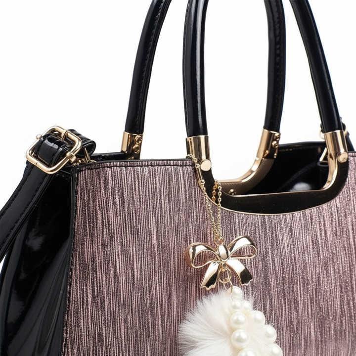 Elegant PU Leather Women’s Handbag – Fashion Top Handle Shoulder & Crossbody Bag