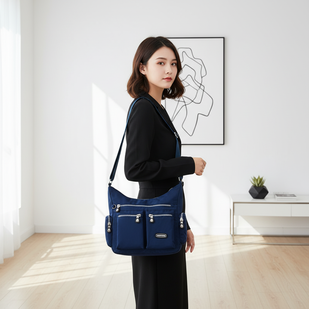 Women Shoulder Bags Multiple Pockets Waterproof Crossbody Bags