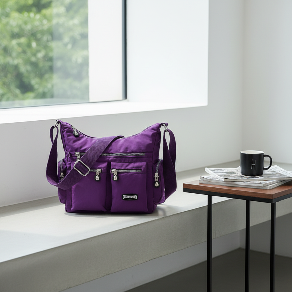 Women Shoulder Bags Multiple Pockets Waterproof Crossbody Bags